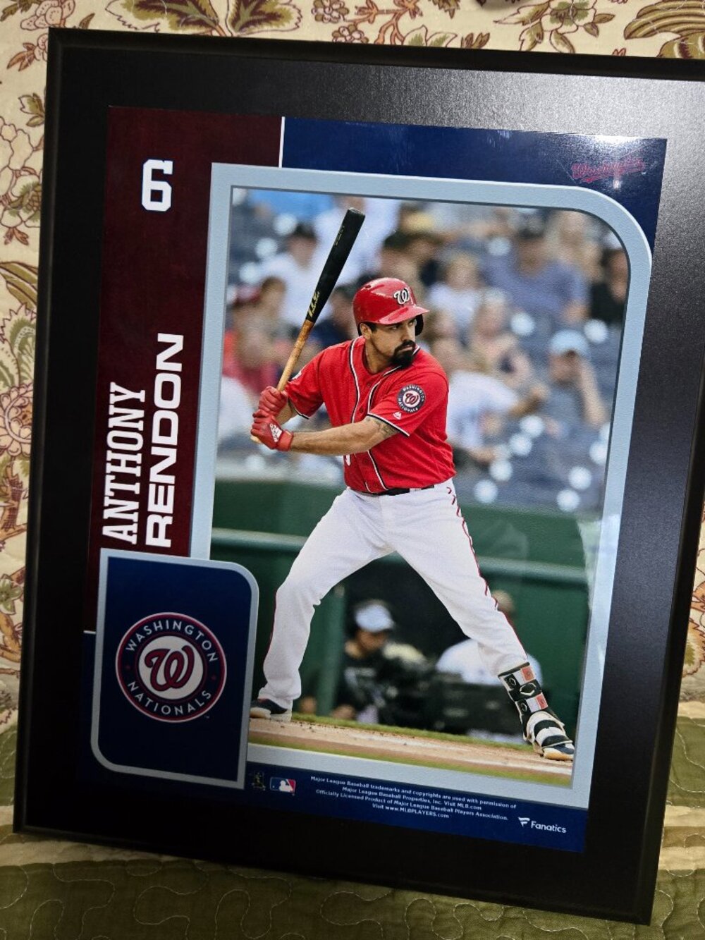 Fanatics Authentic Anthony Rendon Plaque